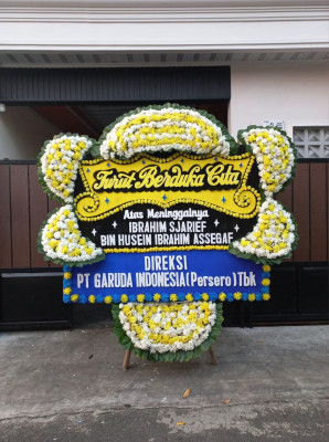 Papan Bunga Duka di Cilacap